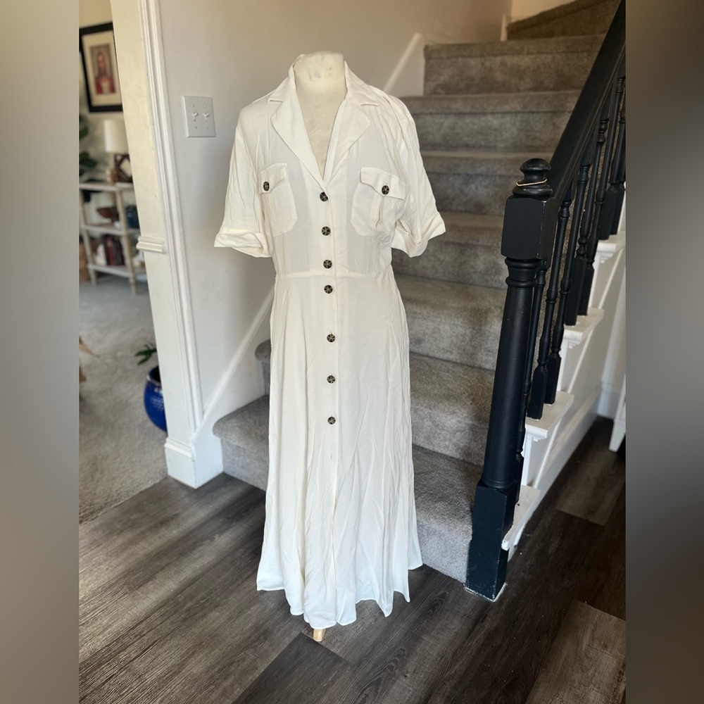 J crew ivory dress